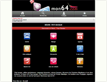 Tablet Screenshot of mon64.com